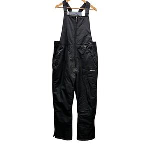Arctix Essential Bib Overalls Men's L Black Insulated Snow Ski Pants Winter